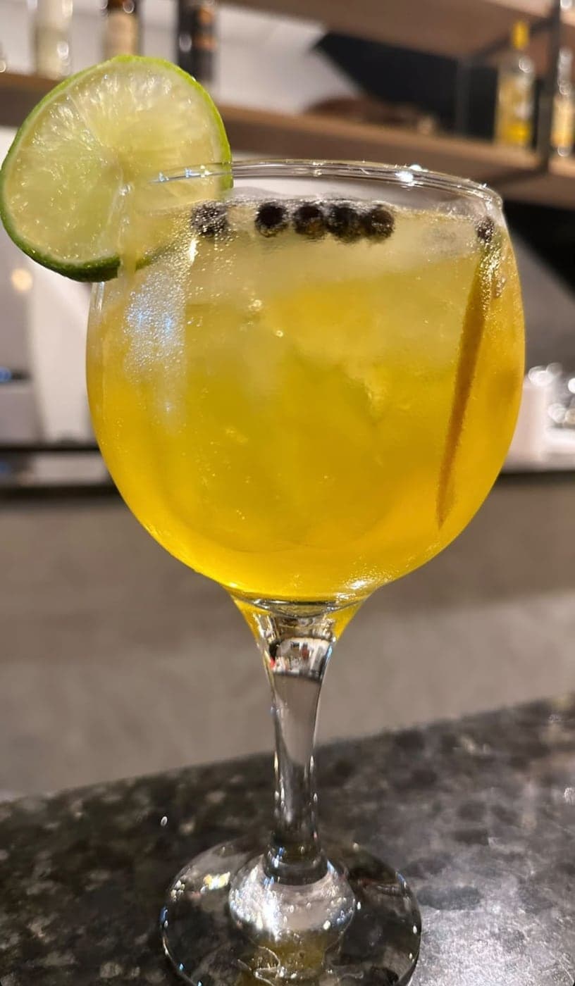 Gin Beach na taça